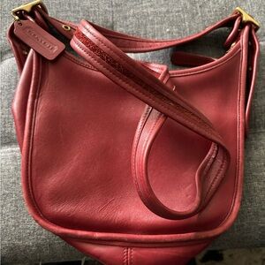 Coach red purse